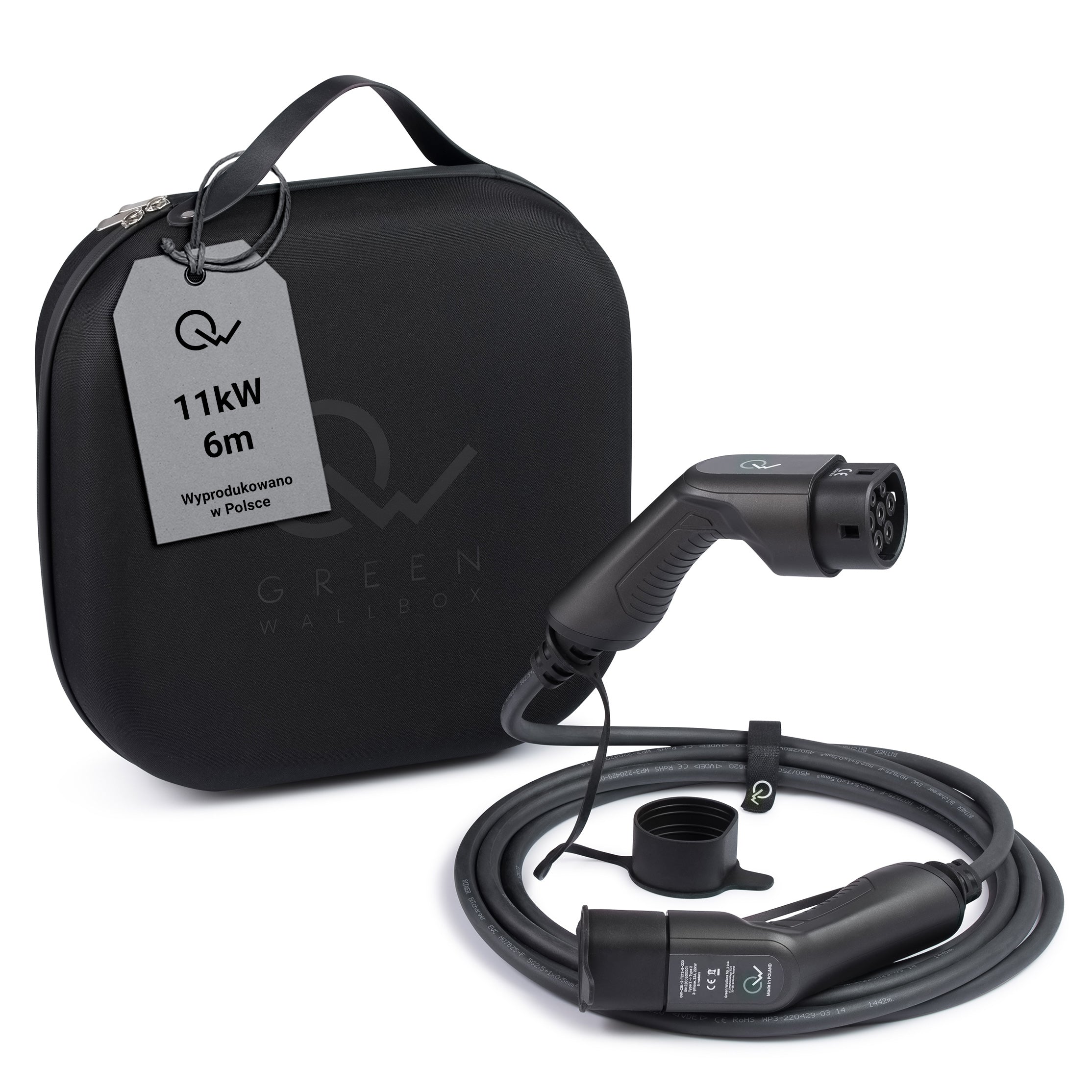 kabel Type 2 do ładowania samochodu elektrycznego 11kw