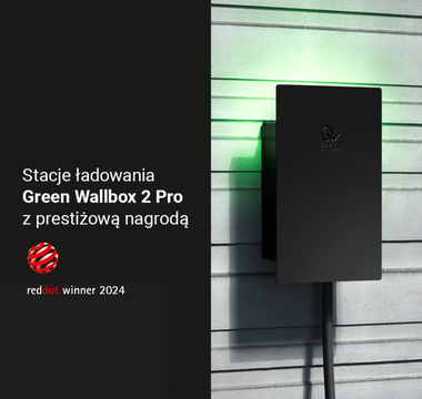 Stacje ładowania Green Wallbox 2 Pro z nagrodą za design!